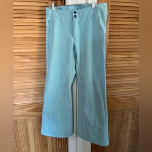 The north face Light Blue Wide-Leg snow pants size medium